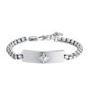 Bracciale uomo Luca Barra con Rosa Dei Venti BA1401
