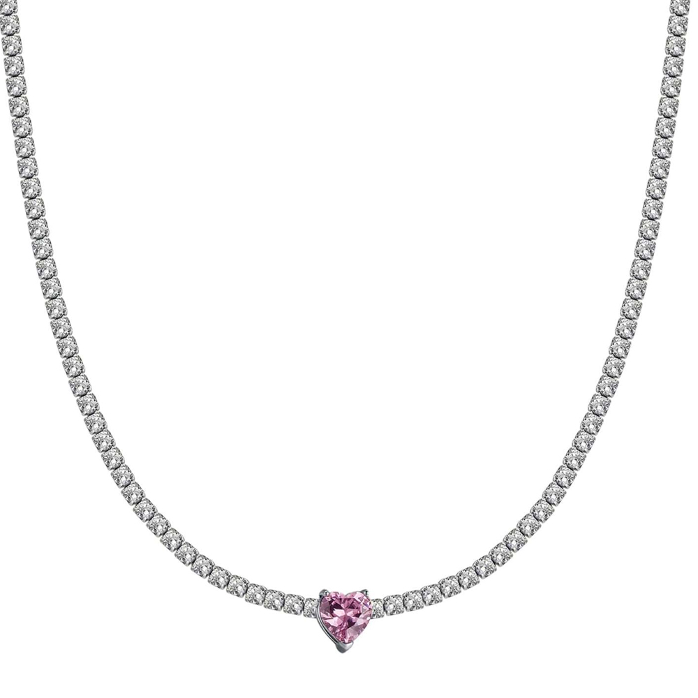 Collana-donna-Luca-Barra-con-Cristalli-Bianchi-CK1704 Collana donna Luca Barra con Cristalli Bianchi CK1704