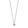 Collana donna Luca Barra con Cristallo Rosa CK1691