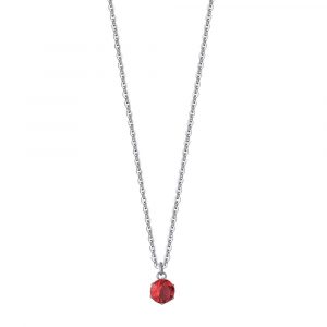 Collana donna Luca Barra con Cristallo Rosso CK1692