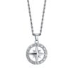 Collana uomo Luca Barra con Rosa Dei Venti CA442