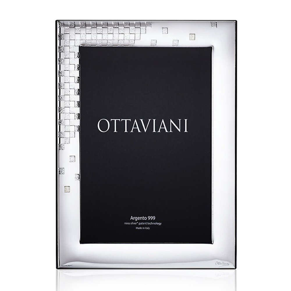 Cornice-in-argento-laminato-Ottaviani-Scacchi-1007A Cornice in argento laminato Ottaviani Scacchi 1007A