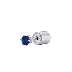 Orecchino singolo donna Luca Barra con Cristallo Blu OK1156