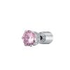 Orecchino singolo donna Luca Barra con Cristallo Rosa OK1159