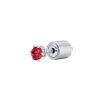 Orecchino singolo donna Luca Barra con Cristallo Rosso OK1160