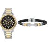 Box Orologio Cronografo e Bracciale uomo Trussardi T-Hawk R2453153003