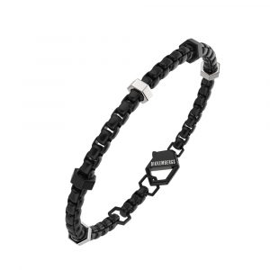 Bracciale Uomo Bikkembergs BOLT con Diamanti BOLB01BW