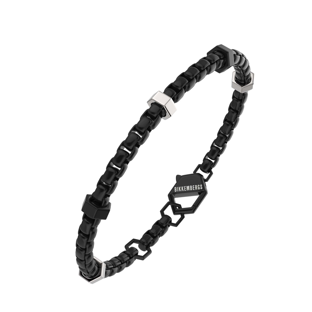 Bracciale-Uomo-Bikkembergs-BOLT-con-Diamanti-BOLB01BW Bracciale Uomo Bikkembergs BOLT con Diamanti BOLB01BW