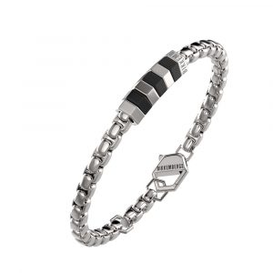 Bracciale Uomo Bikkembergs BOLT con diamanti BOLB02WB