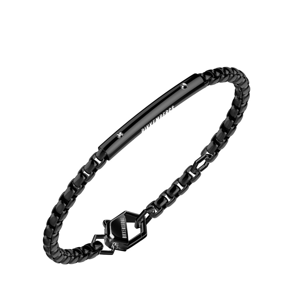 Bracciale-Uomo-Bikkembergs-Classic-con-diamanti-CLAB12BW Bracciale Uomo Bikkembergs Classic con diamanti CLAB12BW