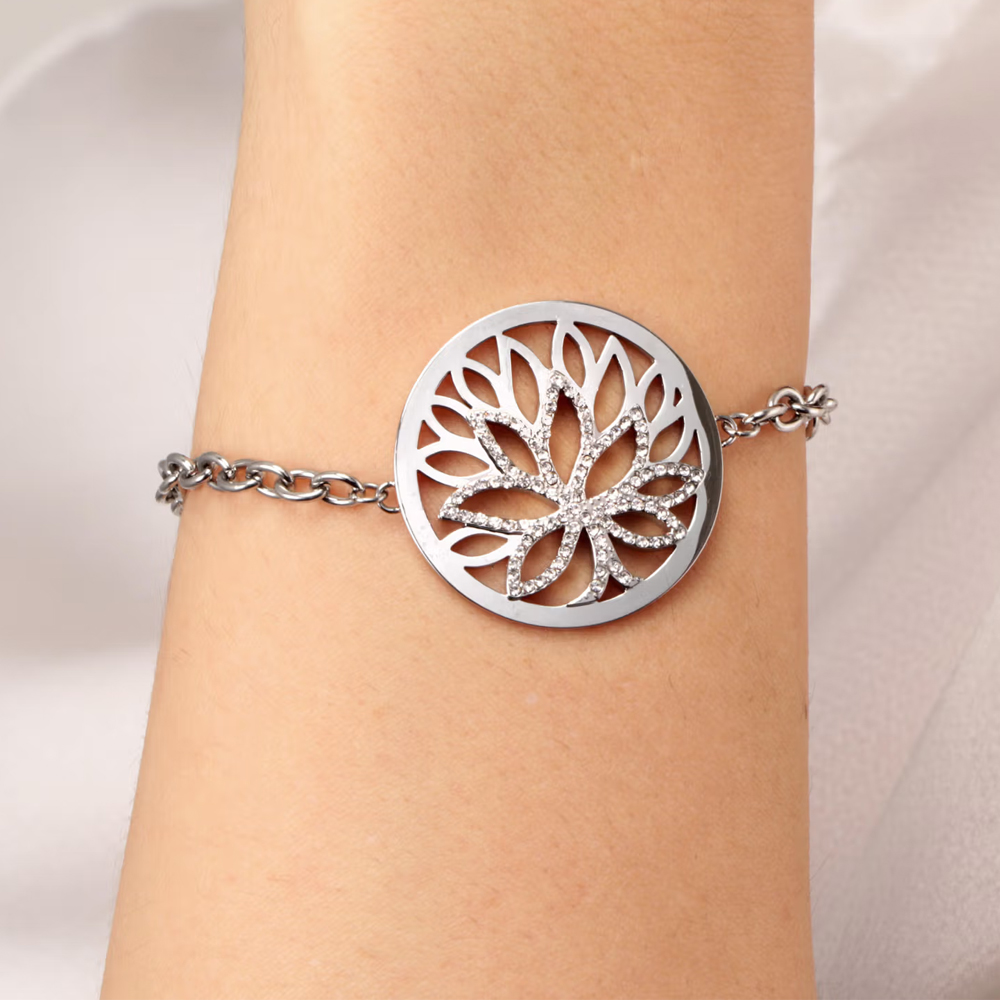 Bracciale-donna-Morellato-con-Fiore-di-Loto-SATD12