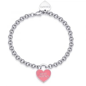 Bracciale donna S’agapo’ con Cuore linea Be My Always SBM88