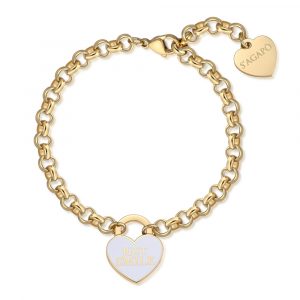 Bracciale donna S’agapo’ con Cuore linea Be My Always SBM90