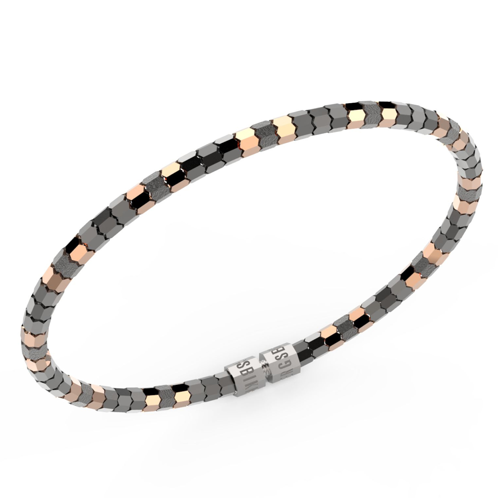 Bracciale-uomo-Bikkembergs-Geometrics-GEOB01BR Bracciale uomo Bikkembergs Geometrics GEOB01BR