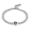Bracciale uomo S’agapo’ con Rosa Dei Venti linea Castle SCA12