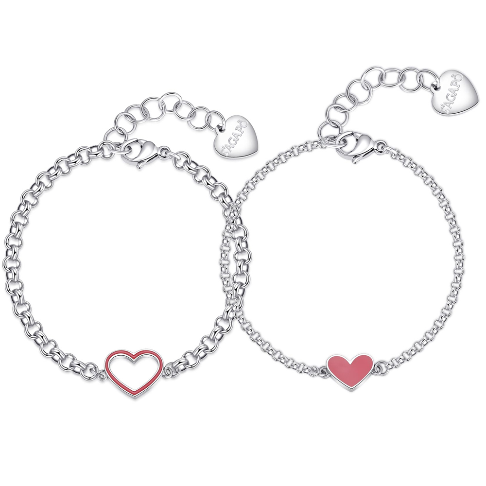 Bracciali-donna-S’agapo’-con-Cuori-linea-Me+You-SEY18 Bracciali donna S’agapo’ con Cuori linea Me+You SEY18
