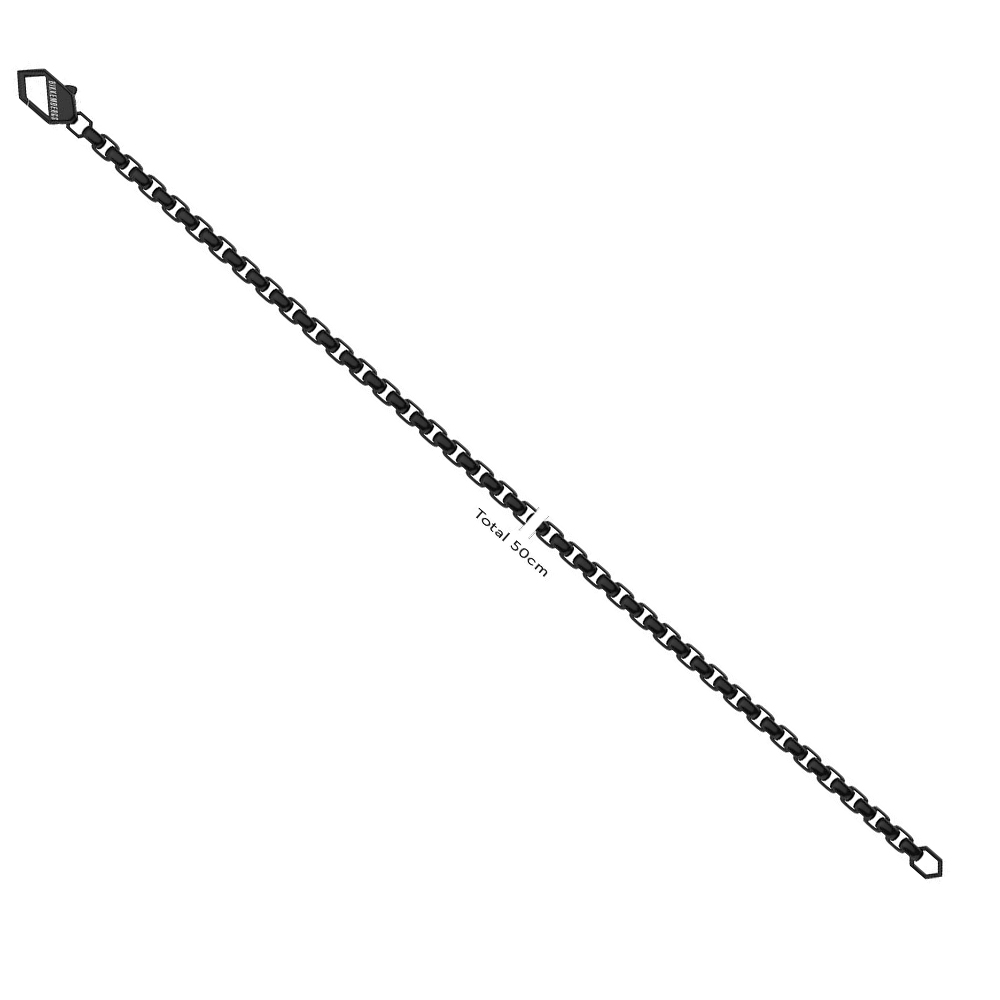 Collana-a-catena-uomo-con-Diamanti-Bikkembergs-Skin-SKIN02BB Collana a catena uomo con Diamanti Bikkembergs Skin SKIN02BB