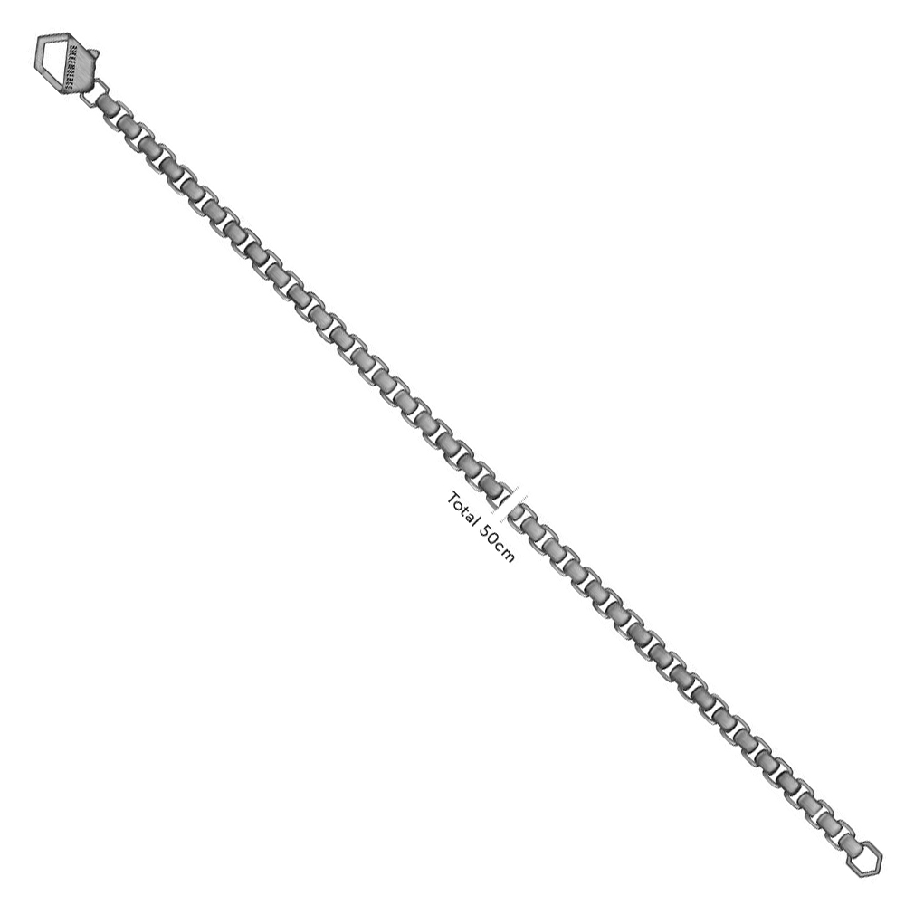 Collana-a-catena-uomo-con-Diamanti-Bikkembergs-Skin-SKIN02WV Collana a catena uomo con Diamanti Bikkembergs Skin SKIN02WV