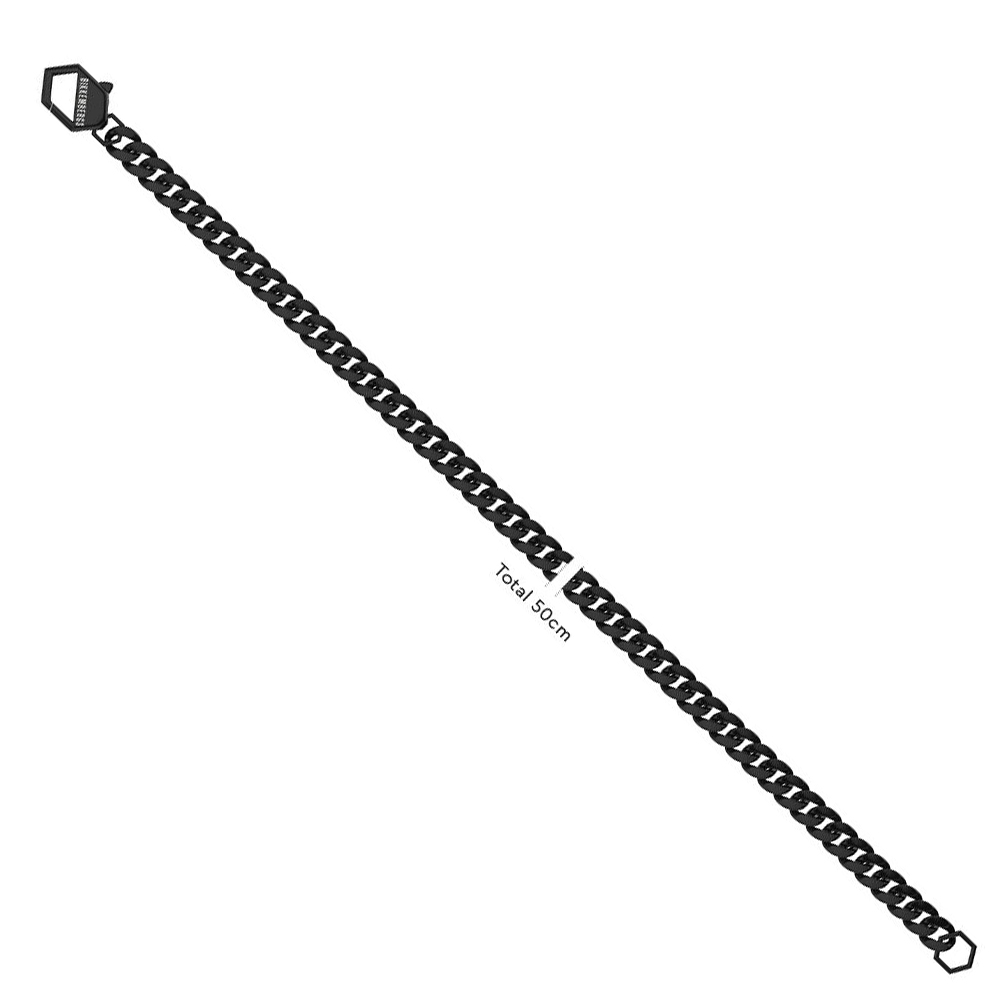Collana-a-catena-uomo-con-Diamanti-Bikkembergs-Skin-SKIN04BB Collana a catena uomo con Diamanti Bikkembergs Skin SKIN04BB