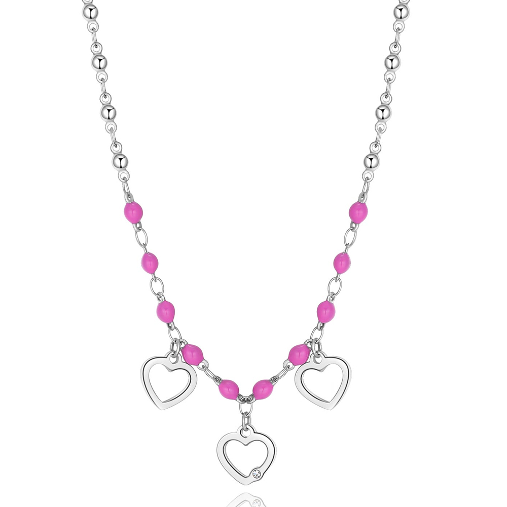 Collana-donna-S’agapo’-con-Cuori-linea-Vibes-SVB10 Collana donna S’agapo’ con Cuori linea Vibes SVB10