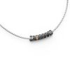 Collana uomo Bikkembergs Geometrics con Diamanti GEOP02BW