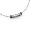Collana uomo Bikkembergs Geometrics con Diamanti GEOP02WB
