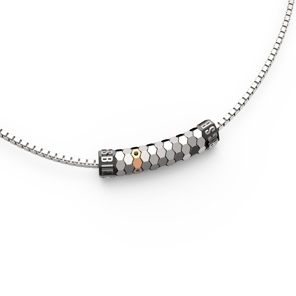 Collana-uomo-Bikkembergs-Geometrics-con-Diamanti-GEOP02WB Collana uomo Bikkembergs Geometrics con Diamanti GEOP02WB