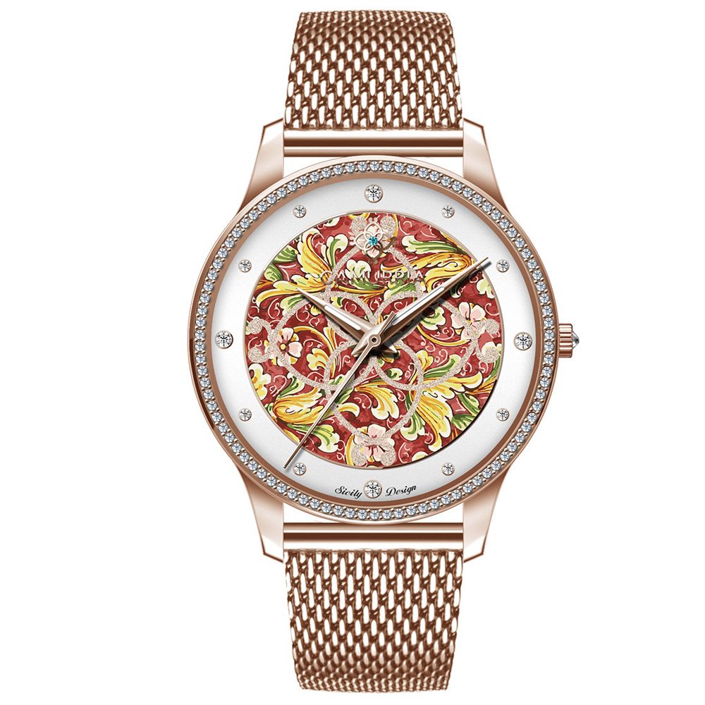 Orologio-donna-Camurria-“Ciuri-Ciuri”-CW09RS1 Orologio donna Camurria “Ciuri Ciuri” CW09RS1