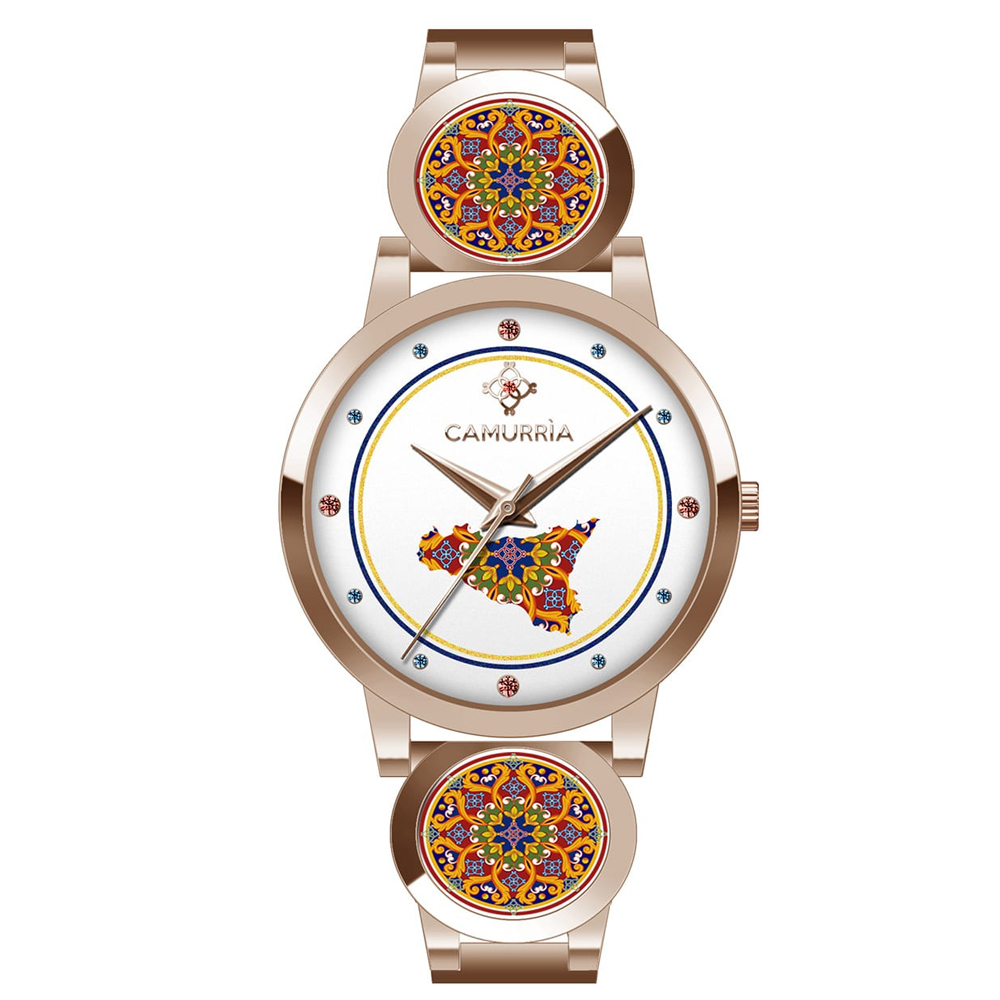 Orologio-donna-Camurria-“Sicilia-Bedda”-Chic-CW30RS2 Orologio donna Camurria “Sicilia Bedda” Chic CW30RS2
