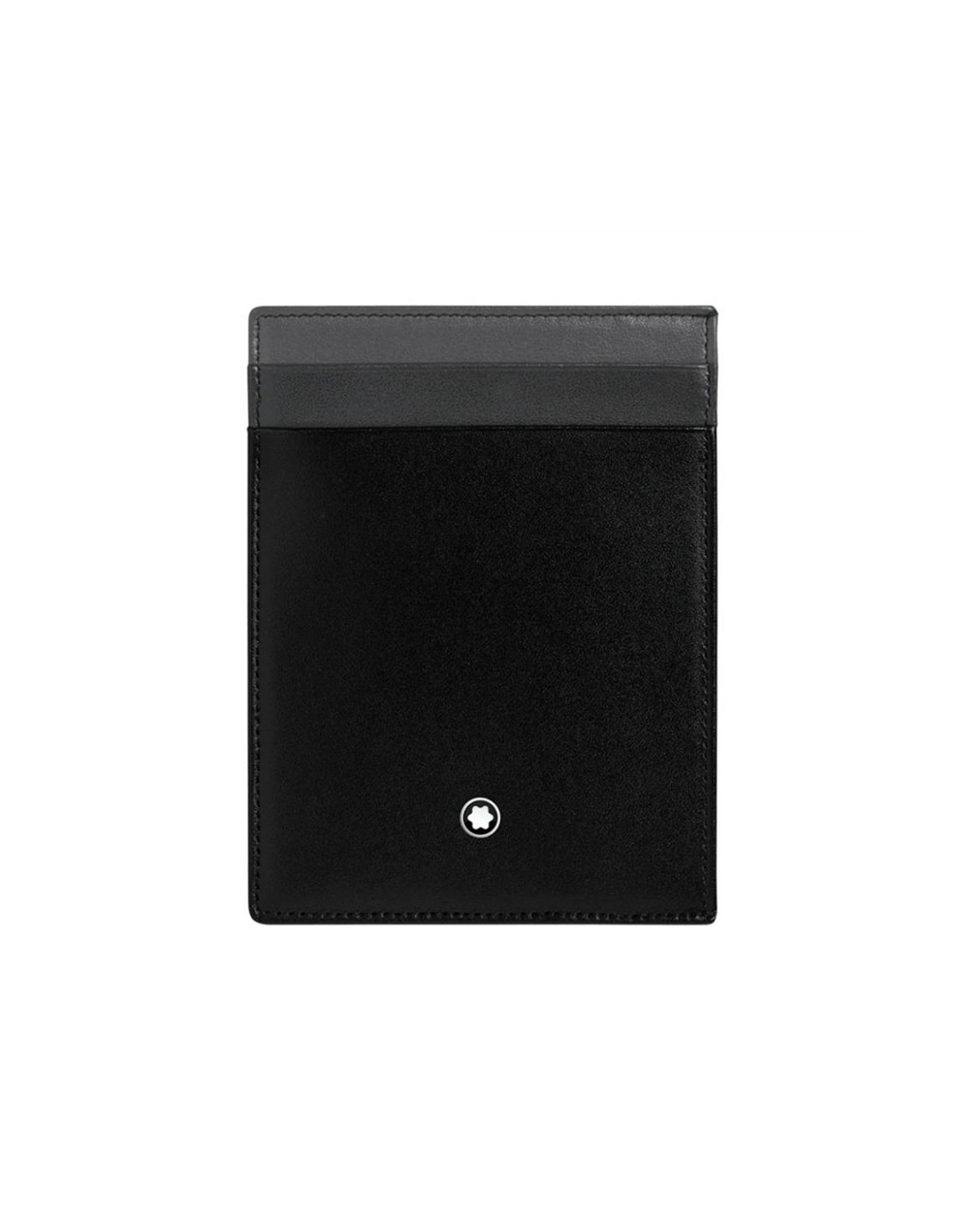 Custodia-Portacarte-Montblanc-126214-in-pelle-nera-grigia-con-4-scomparti-e-portadocumento-estraibile-collezione-Meisterst-ck