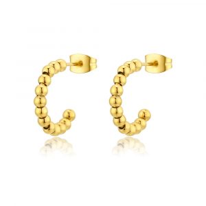 Orecchini a Cerchio Dorati S'agapo' Chunky SHK38