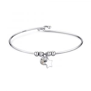 Bracciale Rigido Donna in Acciaio S'Agapo' LUCKY LIGHT SKT31