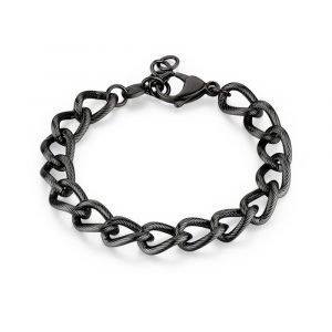 Bracciale Uomo in Acciaio Nero S'Agapo' RIPPLE SRP60