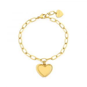 Bracciale Donna in Acciaio Dorato S’Agapo’ MESSAGE SSG20
