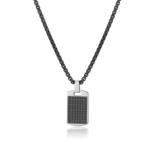Collana Uomo in Acciaio S’Agapo’ TAG ME TOO STG01