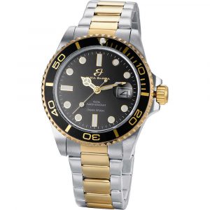 Orologio Uomo in Acciaio con Ghiera Nera BU101
