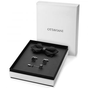 Set gemelli papillon e spilla per giacca Uomo Ottaviani 54252