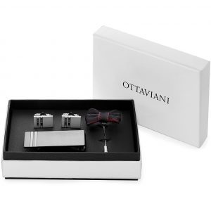 Set Gemelli Fermasoldi e Spilla per Giacca Uomo Ottaviani 54236
