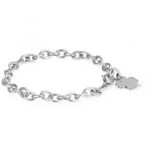Bracciale Donna con Quadrifoglio in Acciaio S'Agapo' SHAC56