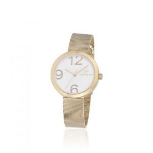 Orologio in Acciaio Dorato Donna Luca Barra BW239