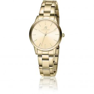Orologio in Acciaio Dorato Donna Luca Barra BW308