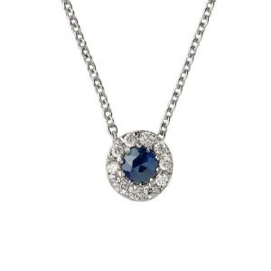Collana Donna in Oro con Diamanti e Zaffiro Namuri PSCOL02/ZA TRT