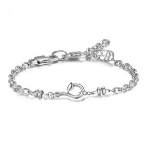 Bracciale in Acciaio con Amo Uomo Luca Barra BA968