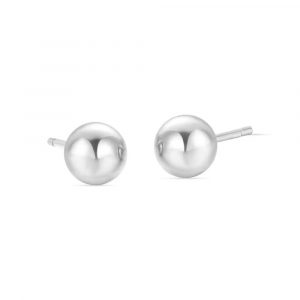 Orecchini in Acciaio con Sfera Donna Luca Barra OK936