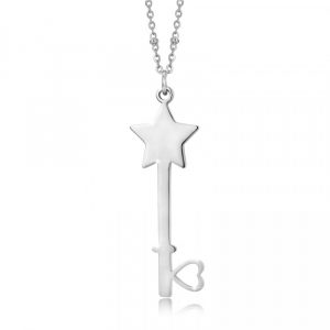 Collana con Chiave in Acciaio Donna Luca Barra CK1247