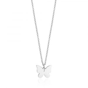 Collana con Farfalla in Acciaio Donna Luca Barra CK1299