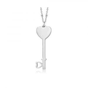 Collana con Chiave in Acciaio Donna Luca Barra CK1249