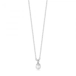 Collana con Perla in Acciaio Donna Luca Barra CK1292