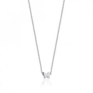 Collana con Farfalla in Acciaio Donna Luca Barra CK1389