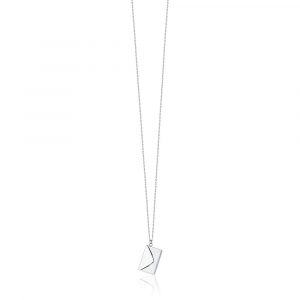 Collana con Busta Lettera in Acciaio Donna Luca Barra CK1807
